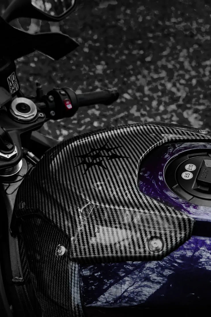 Réservoir de moto avec sticker Étoile Gothique noir, Obsaners édition