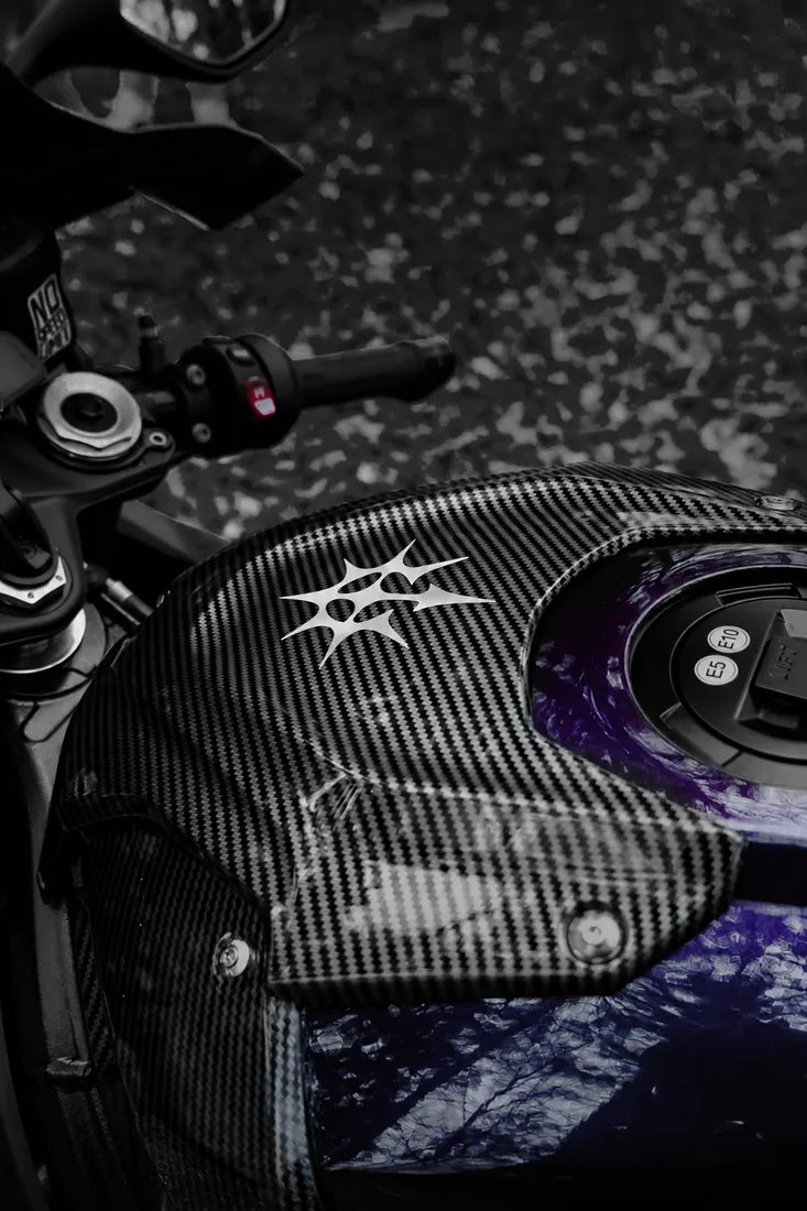 Réservoir de moto avec sticker Étoile Gothique réfléchissant, Obsaners édition